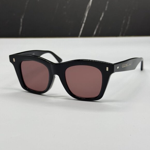 NEW CL40057F 01Y CELINE WOMEN SUNGLASSES BLACK PURPLE EYEWEAR CELINE - Picture 4 of 11